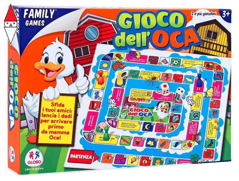 GLOBO FAMILY GAMES - GIOCO DELL'OCA